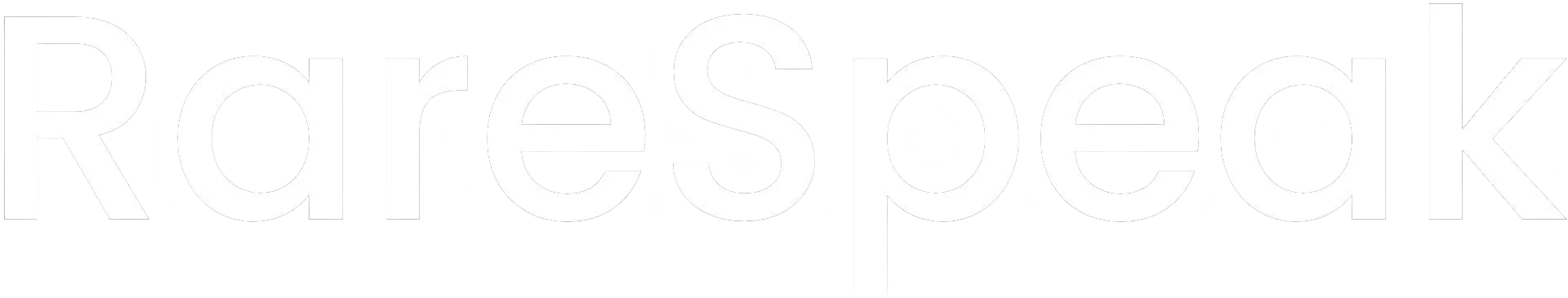 RareSpeak White Logo